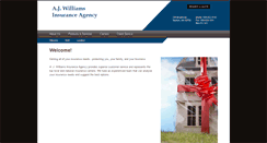 Desktop Screenshot of ajwilliamsinsurance.com